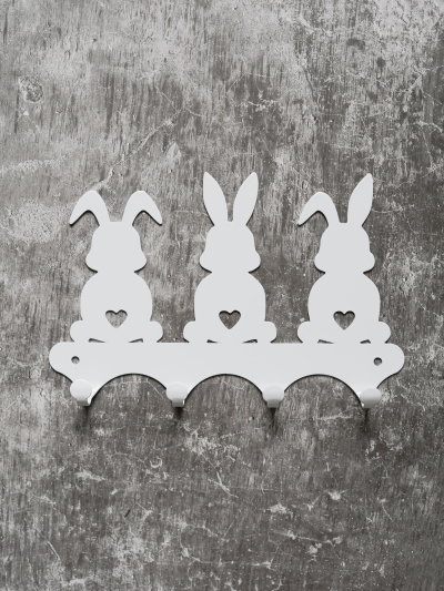Ключница настенная "зайчики"